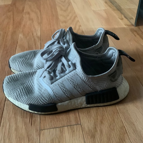 adidas gazelle silver green womens adidas NMD_R1 Strap Shoes - Women's - Cloud White / Lucid Blue main image 0